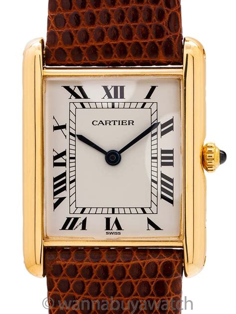 vintage cartier tank|pre owned Cartier Tank watches.